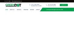 Desktop Screenshot of greendothvac.com